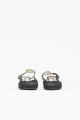 Manolo Blahnik Satin Slingback Heel