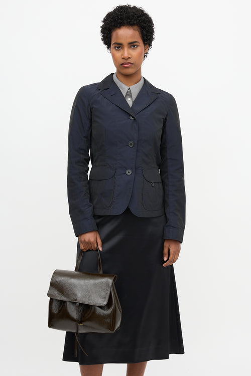 Mansur Gavriel Patent Leather Soft Lady Bag