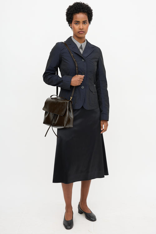 Mansur Gavriel Patent Leather Soft Lady Bag