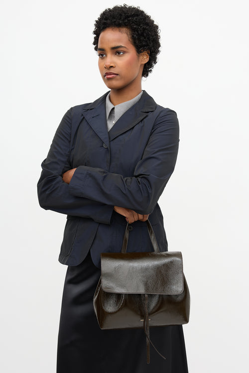 Mansur Gavriel Patent Leather Soft Lady Bag