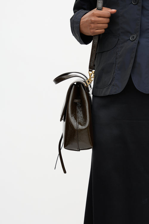 Mansur Gavriel Patent Leather Soft Lady Bag