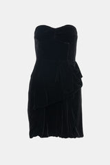 Marc by Marc Jacobs Velvet Asymmetrical Mini Dress