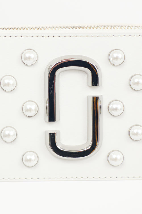 Marc Jacobs Leather Pearl Snapshot Bag