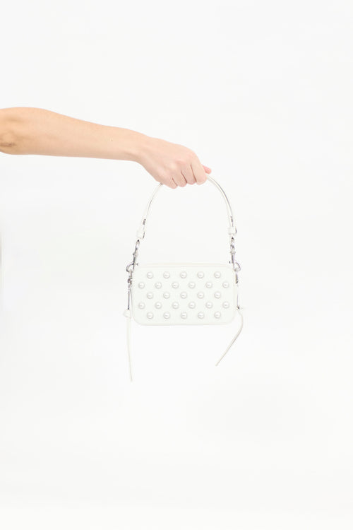 Marc Jacobs Leather Pearl Snapshot Bag