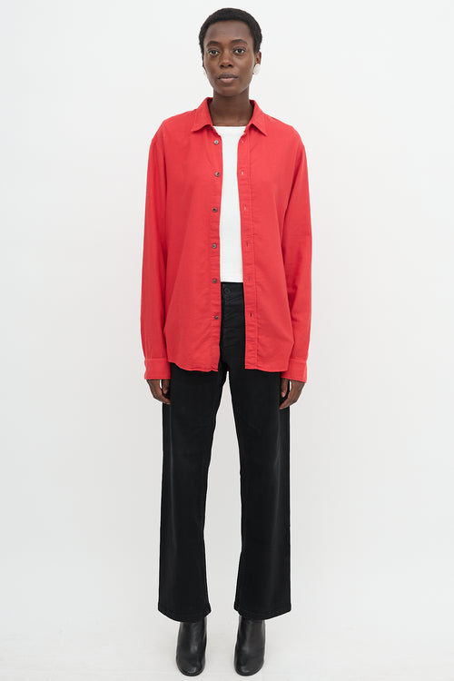 Maison Margiela Distressed Button Up Shirt