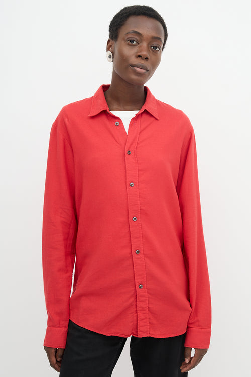 Maison Margiela Distressed Button Up Shirt