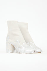 Maison Margiela X Dover Street Market Suede Painted Tabi Boot