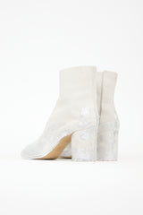 Maison Margiela X Dover Street Market Suede Painted Tabi Boot