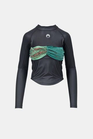 Marine Serre Scarf Top