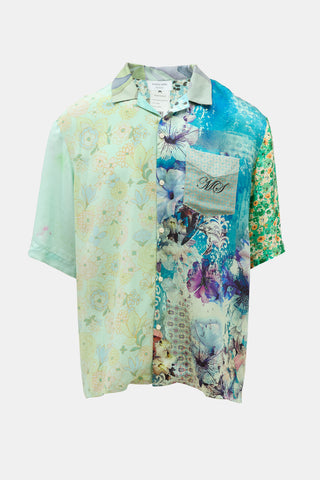 Marine Serre Regenerated Silk Scarf Shirt