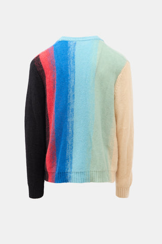 Charles Jeffrey Loverboy Mohair Blend Gradient Cardigan