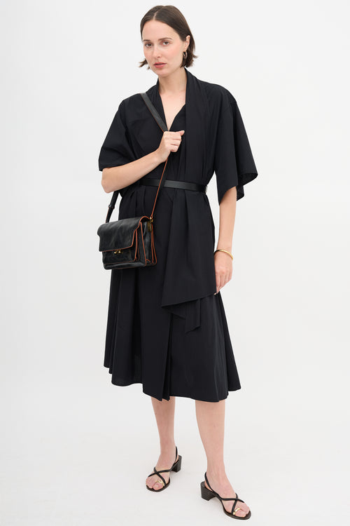 Marni Leather Trunk Crossbody Bag