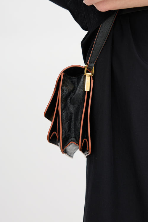 Marni Leather Trunk Crossbody Bag