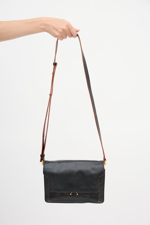 Marni Leather Trunk Crossbody Bag