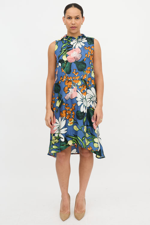 Marni Silk Floral Dress