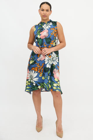Marni Silk Floral Dress