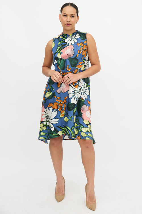 Marni Silk Floral Dress