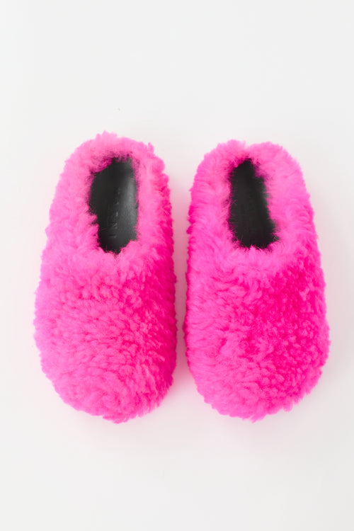 Shearling Fussbett Sabot Mule