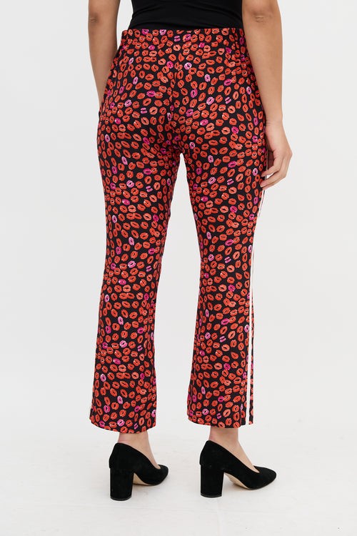Marni Silk Lip Print Pant
