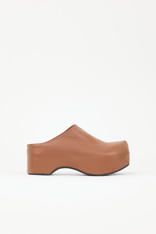 Marni Leather Sabot Clog Mule