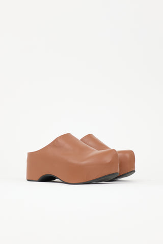 Marni Leather Sabot Clog Mule