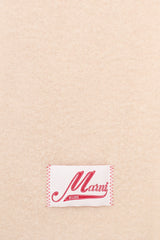 Marni Pink Wool Knit Fringe Scarf