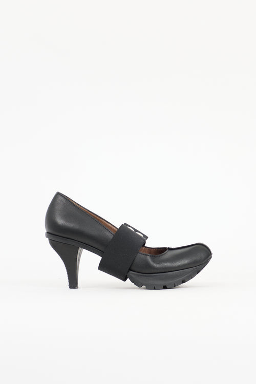 Marni Leather Treaded Pump