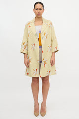 Marni Belted Floral Coat