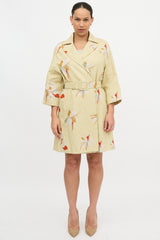 Marni Belted Floral Coat