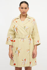Marni Belted Floral Coat