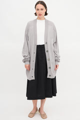 Maison Margiela Wool Jersey Cardigan