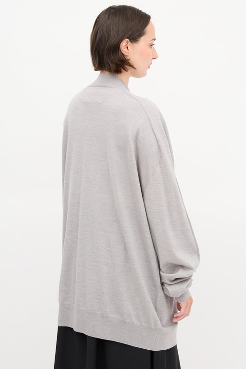 Maison Margiela Wool Jersey Cardigan