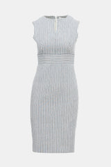 Max Mara Striped Midi Dress