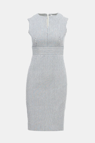 Max Mara Striped Midi Dress