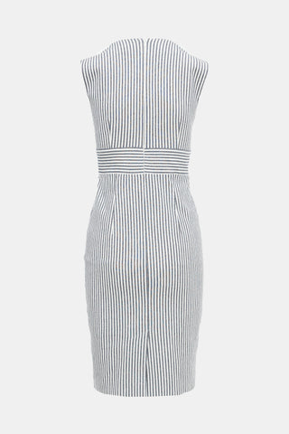 Max Mara Striped Midi Dress