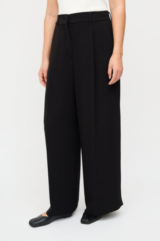 Max Mara Weekend Black Wide Leg Trouser