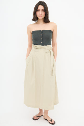 Max Mara Weekend Pleated Wrap Skirt