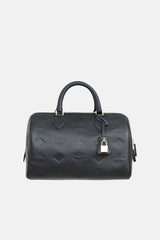 MCM Embossed Ella Boston Bag