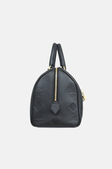 MCM Embossed Ella Boston Bag