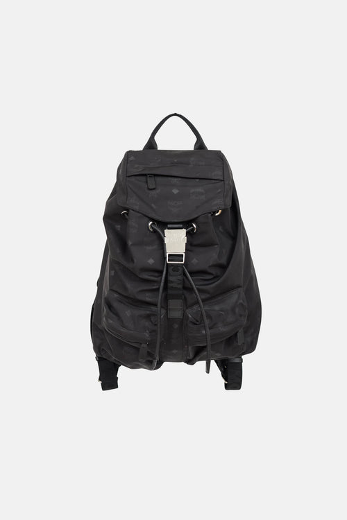 MCM Nylon Drawstring Backpack