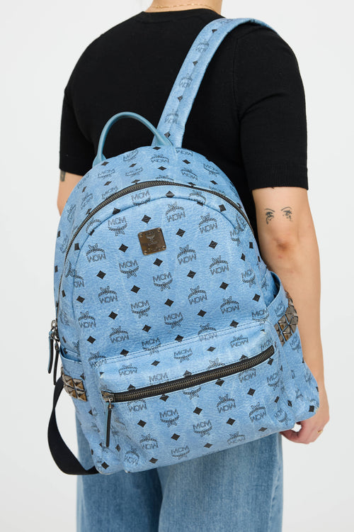 MCM Leather Stark Backpack
