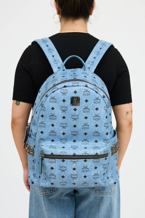 MCM Leather Stark Backpack