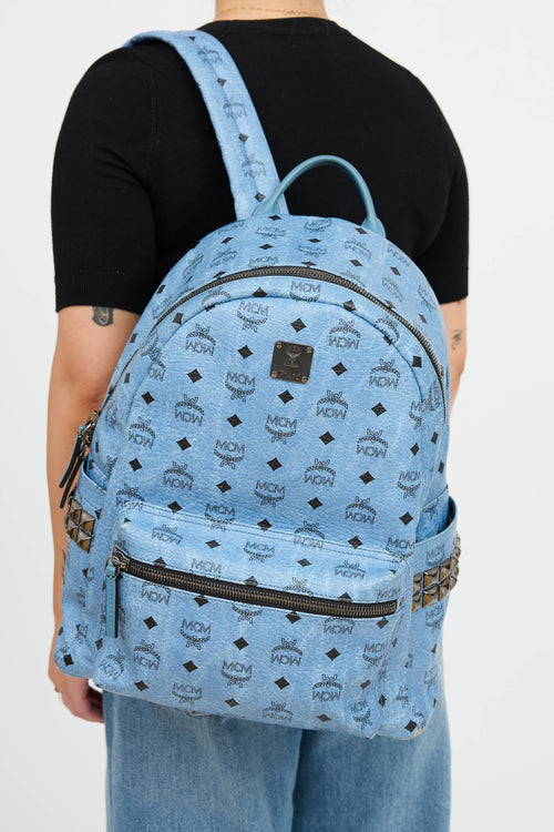 MCM Leather Stark Backpack
