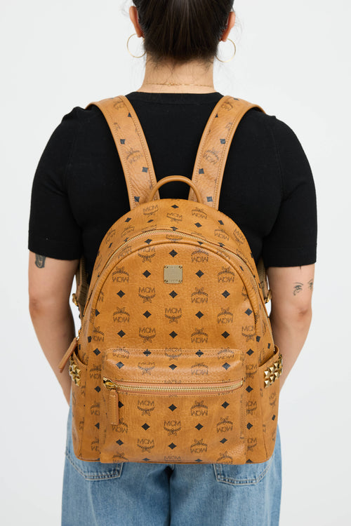 MCM Stark Stud Visetos Backpack