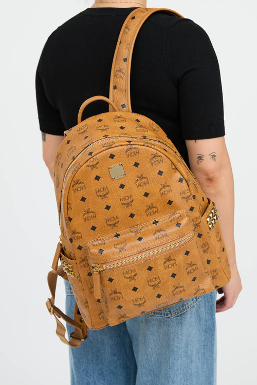 MCM Stark Stud Visetos Backpack