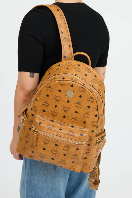 MCM Stark Stud Visetos Backpack