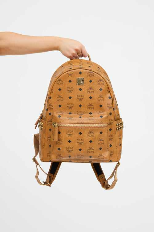 MCM Stark Stud Visetos Backpack