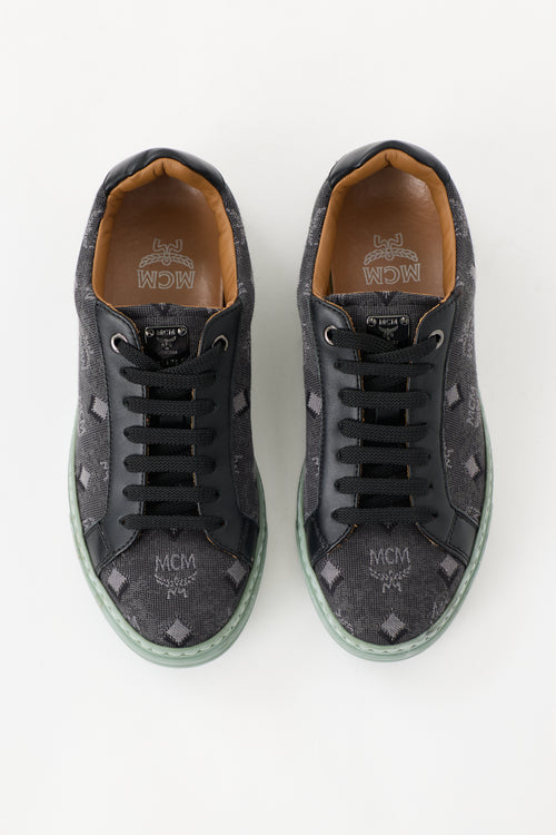 MCM Canvas Terrain Lo Sneaker