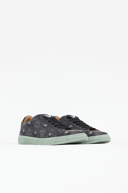 MCM Canvas Terrain Lo Sneaker