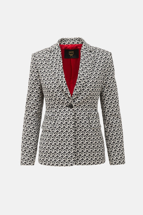 Cubic Monogram Blazer